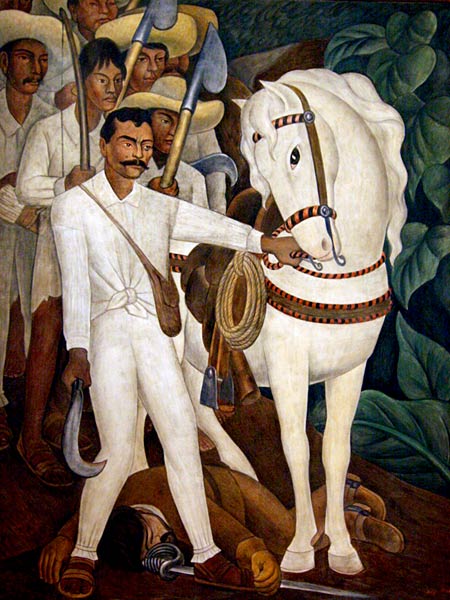« La Révolution Agraire », « Zapata » - Diego Rivera (1911)