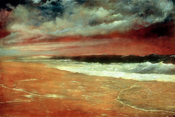 « Déclin du jour, la vague rouge » - Joaquín Clausell - Mexique