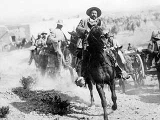 Zapata et sa troupe pendant la révolution (auteur et date inconnus)