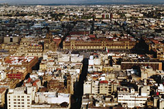 Le Zócalo, le centre de la ville et du pays - Mexique