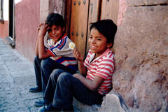 Les enfants à San Miguel de Allende - Guanajuato - Mexique