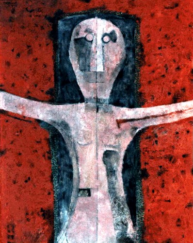 « Femme », peinture de Rufino Tamayo - 1979